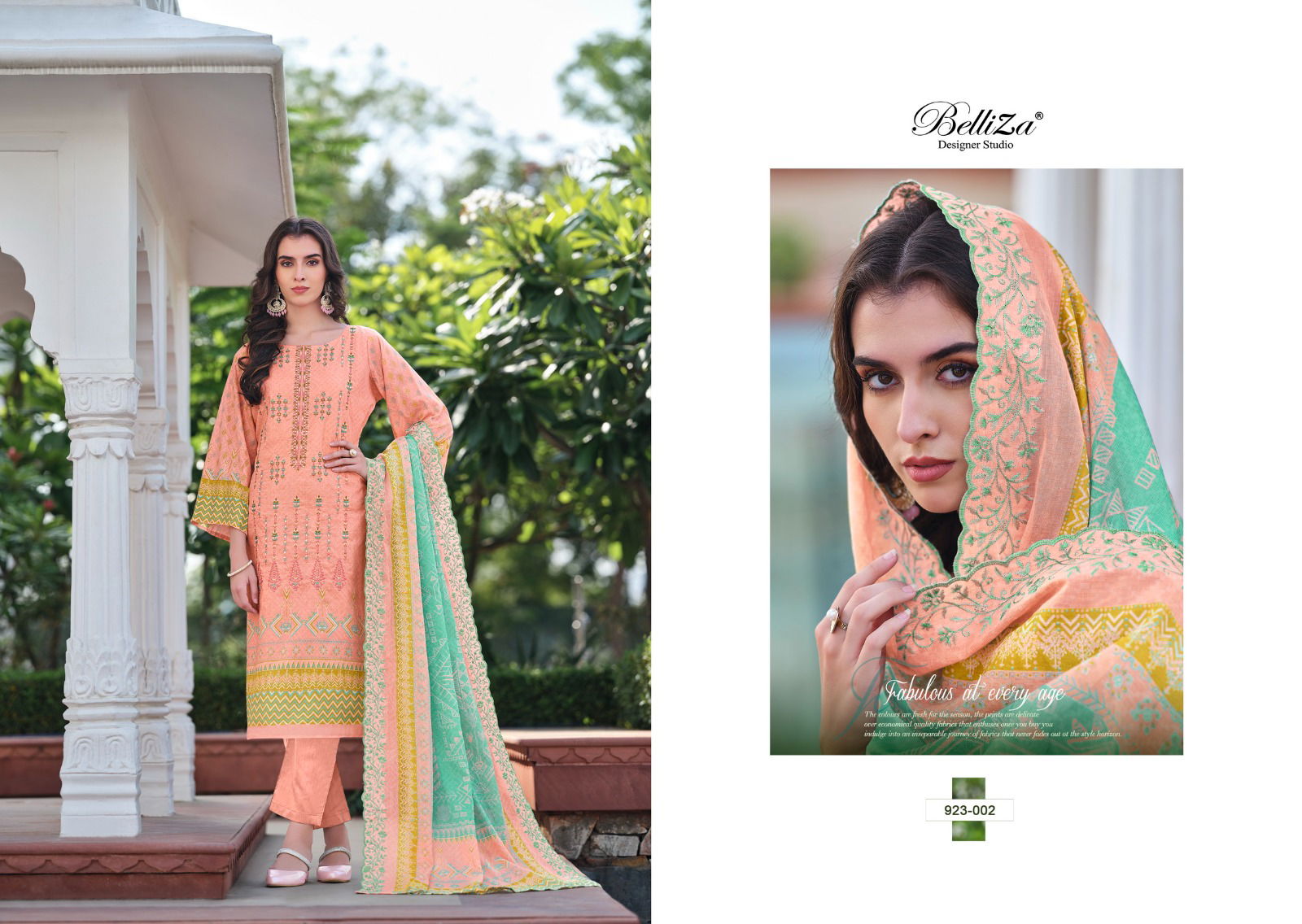 Zubiya By Belliza Digital Printed Pure Cotton Dress Material Wholesale Price In Surat